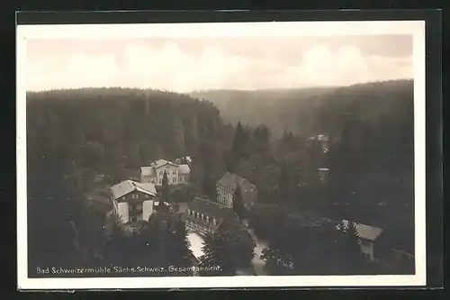 AK Bad Schweizermühle in der sächs. Schweiz, Gesamtansicht