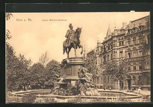 AK Köln / Rhein, Kaiser Wilhelm-Denkmal