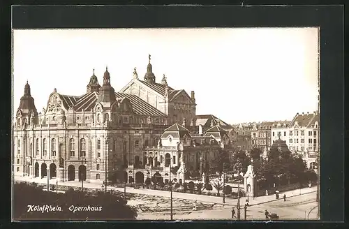 AK Köln / Rhein, Opernhaus aus der Vogelschau