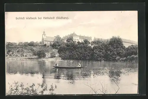 AK Hettstedt, Blick zum Schloss Walbeck