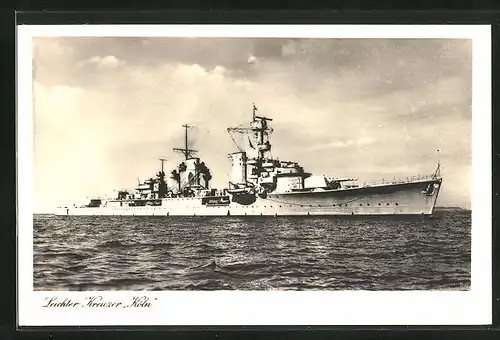 AK Leichter Kreuzer Köln, Kriegsmarine