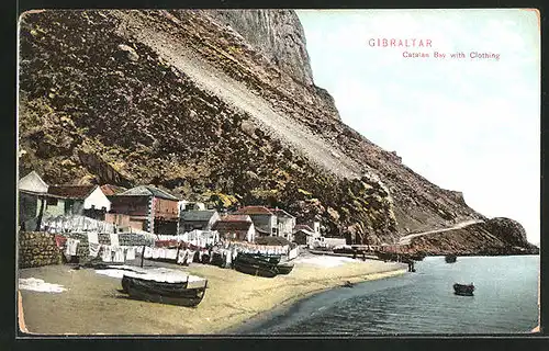 AK Gibraltar, Catalan Bay with Clothing