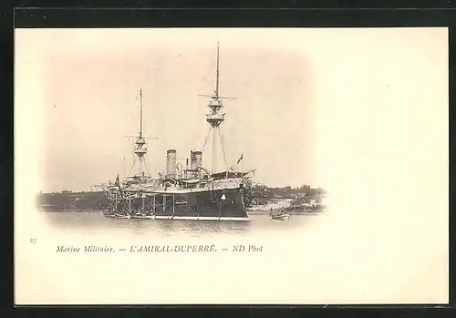 AK Kriegsschiff L`Amiral-Duperré, Marine Militaire Francaise