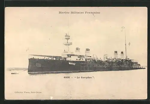 AK Kriegsschiff Gueydon, Marine Militaire Francaise