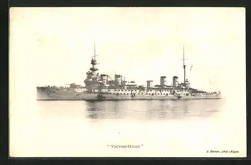 AK Kriegsschiff Victor-Hugo, Marine Militaire Francaise