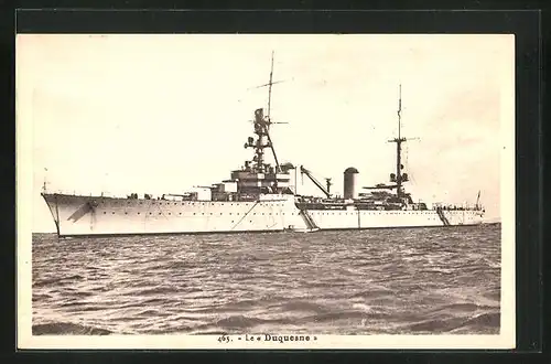 AK Kriegsschiff Duquesne, Marine Militaire Francaise