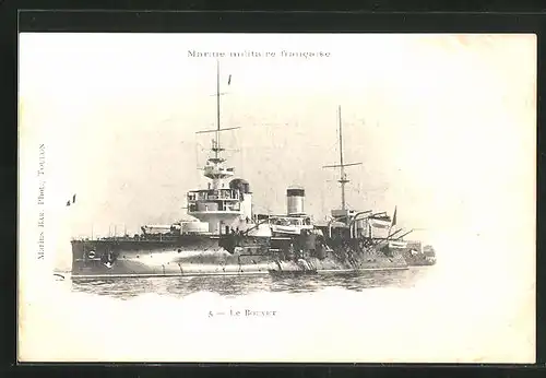 AK Kriegsschiff Bouvet, Marine Militaire Francaise
