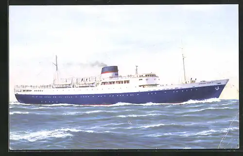 AK Passagierschiff S. S. Stella Maris auf hoher See