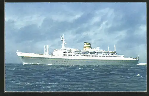 AK Passagierschiff Statendam auf hoher See