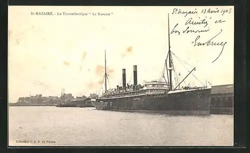 AK St-Nazaire, Passagierschiff La Navarre