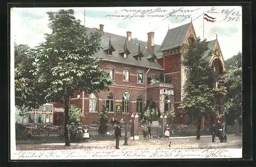AK Hamburg-Altona, Gasthaus Reichels Elb-Burg