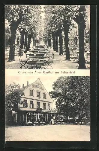 AK Hamburg-Bahrenfeld, Alter Gasthof in Bahrenfeld