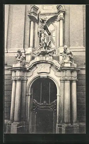 AK Hamburg-Neustadt, Grosse Michaeliskirche, St. Michael-Portal