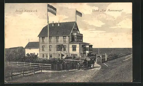 AK Hamburg-Insel Neuwerk, Hotel zur Meereswoge