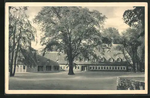 AK Hamburg-St. Pauli, Hamburg, Niederdeutsche Gartenschau Planten un Blomen 1935, Die Bauernschänke