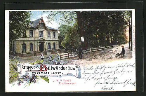 AK Hamburg-Billwärder, J. W. von Haves Restaurant