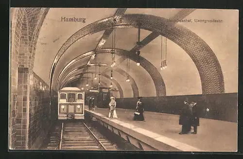 AK Hamburg-St.Georg, Hauptbahnhof der Untergrundbahn