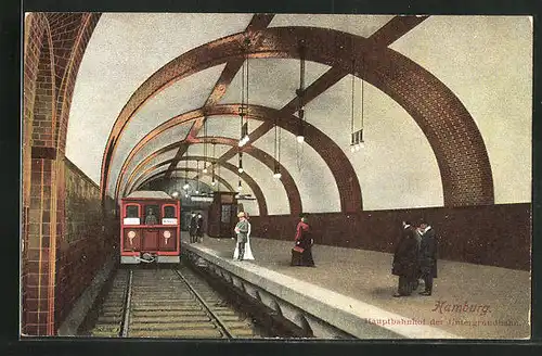 AK Hamburg-St.Georg, Hauptbahnhof der Untergrundbahn