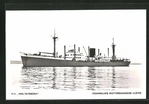 AK MS Weltvreden, Koninklijke Rotterdamsche Lloyd, Handelsschiff