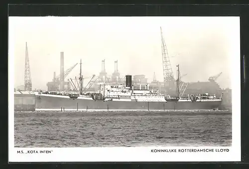 AK MS Kota Inten, Koninklijke Rotterdamsche Llyod, Handelsschiff
