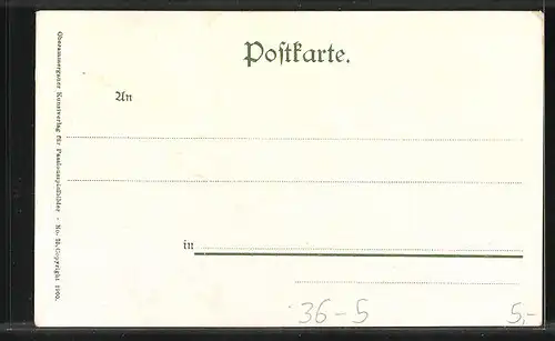 Künstler-AK Oberammergau, Passionsspiel, Himmelfahrt