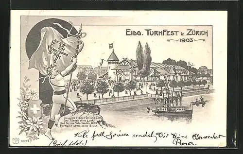 Lithographie Zürich, Eidg. Turnfest 1903