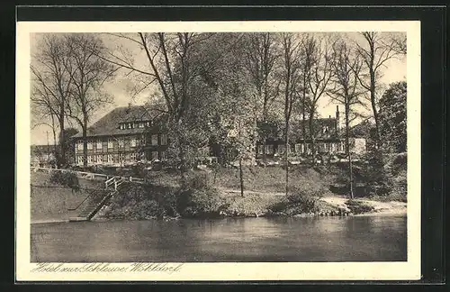 AK Hamburg-Wohldorf, Hotel zur Schleuse