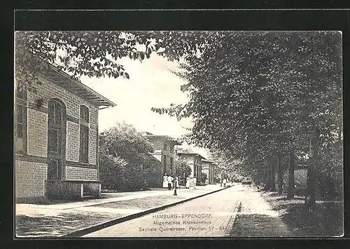 AK Hamburg-Eppendorf, Allgemeines Krankenhaus, Pavillon 57-54, Sechtse Querstrasse