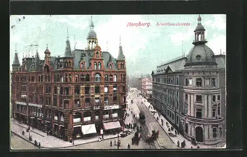 AK Hamburg-Neustadt, Stadthausbrücke