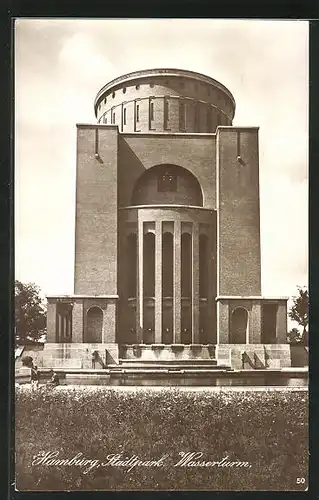 AK Hamburg-Winterhude, Stadtpark, Wasserturm