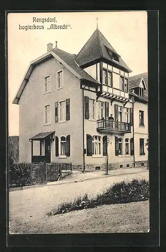 AK Rengsdorf, Hotel Logierhaus Albrecht