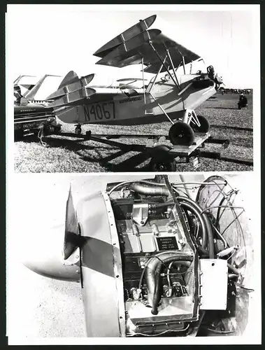 Fotografie Experimental Flugzeug Eigenbau Revmaster Aircraft mit Volkswagen 1400ccm Boxer-Motor