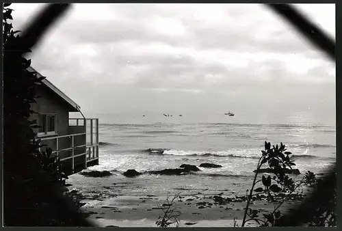 Fotografie O'Brien, Ansicht Santa Monica, Flugzeugabsturz, Überreste von Scandinavian-Airlines-System-Flug 933