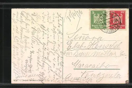 AK Hamburg-Othmarschen, Gasthaus Elbschlucht, Gartenpartie mit Elbstrom und Dampfer