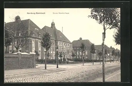 AK Hamburg-Barmbek, Neues Krankenhaus