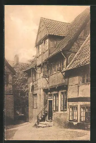 AK Alt-Hamburg, Altstädterstrasse Hof 46