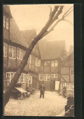 AK Alt-Hamburg, Hof am Herrengraben