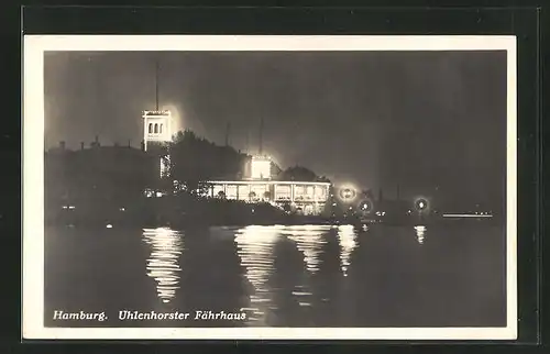 AK Hamburg-Uhlenhorst, Gasthaus Uhlenhorster Fährhaus