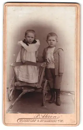 Fotografie P. Ahron, Wunstorf, flugbereite Geschwister im Portrait