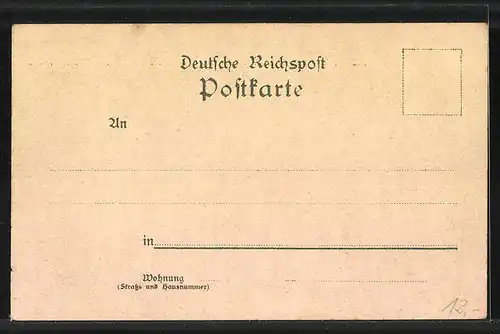 Lithographie Flensburg, Totalansicht, Kaserne, Neuer-Pavillon, Bad Kollund