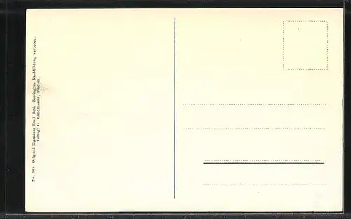 AK Bretten, Schulhaus mit Melanchthondenkmal