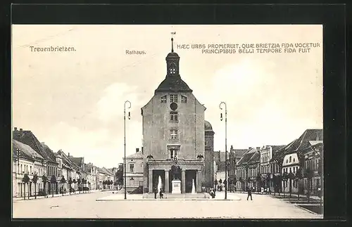 AK Treuenbrietzen, Partie am Rathaus