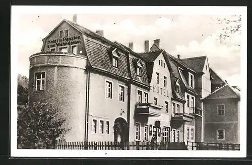 AK Bad Kösen, Hotel und Pension zum Wehrdamm