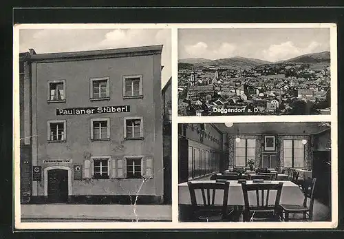 AK Deggendorf a. D., Gasthaus Paulaner-Stüberl