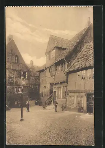 AK Alt-Hamburg, Altstädterstrasse Durchgangshof 46