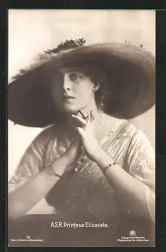 AK A. S. R. Printesa Elisaveta von Rumänien