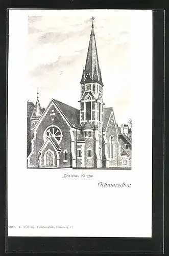 AK Hamburg-Othmarschen, Christus Kirche