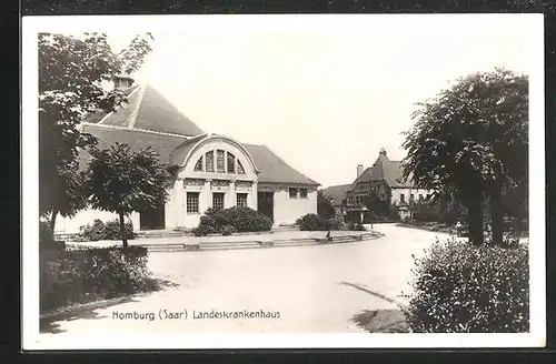 AK Homburg /Saar, Teilansicht vom Landeskrankenhaus