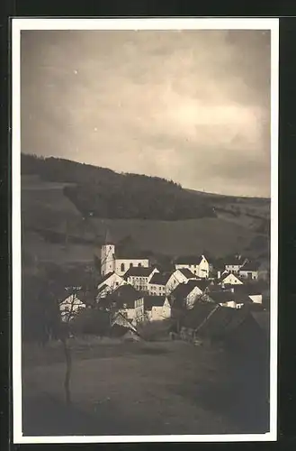 Foto-AK Michelbach /Gerolstein, Blick auf das Dorf