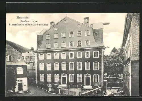 AK Montjoie, Rotes Haus, Sammhaus der Familie Scheibler